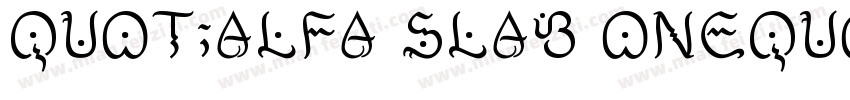quot;Alfa Slab Onequot;字体转换